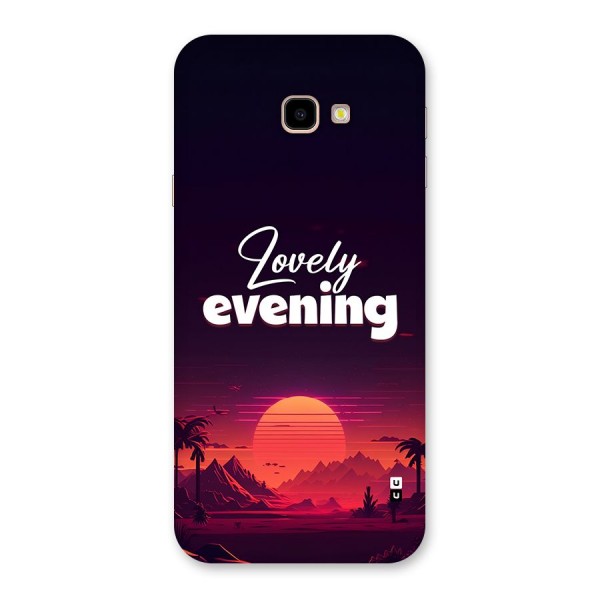 Lovely Evening Back Case for Galaxy J4 Plus