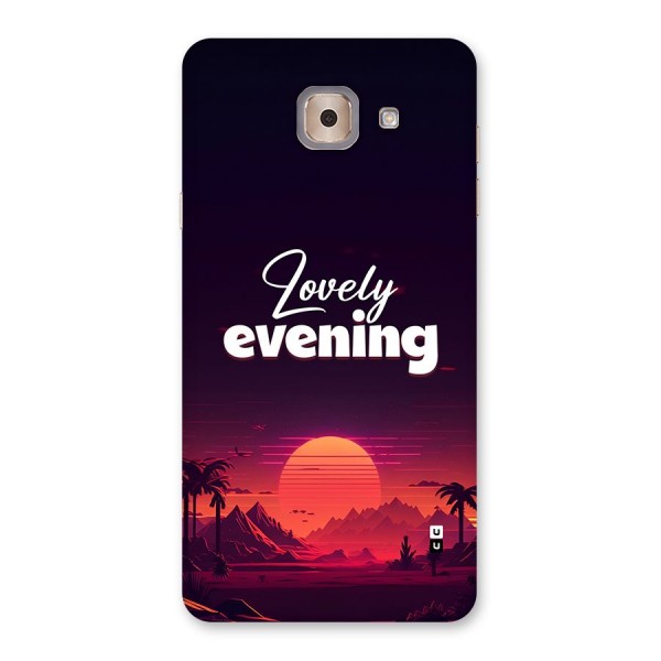 Lovely Evening Back Case for Galaxy J7 Max