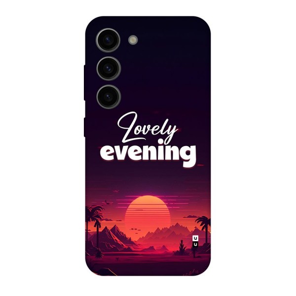 Lovely Evening Back Case for Galaxy S23