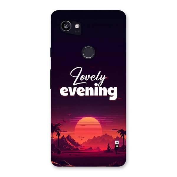 Lovely Evening Back Case for Google Pixel 2 XL