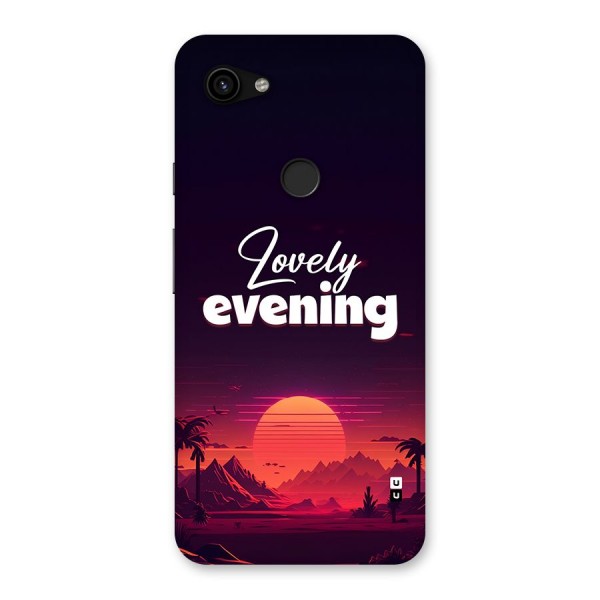 Lovely Evening Back Case for Google Pixel 3a XL