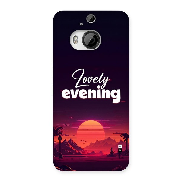 Lovely Evening Back Case for HTC One M9 Plus