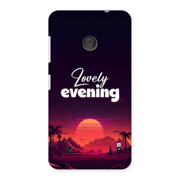 Lovely Evening Back Case for Lumia 530