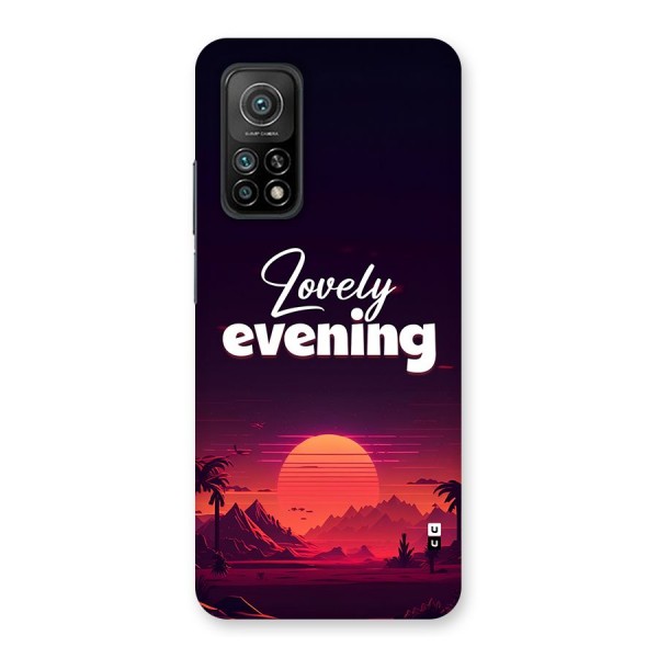 Lovely Evening Back Case for Mi 10T Pro 5G