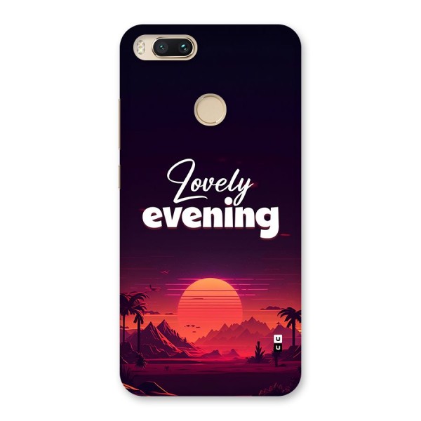 Lovely Evening Back Case for Mi A1