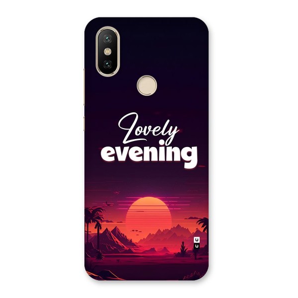 Lovely Evening Back Case for Mi A2