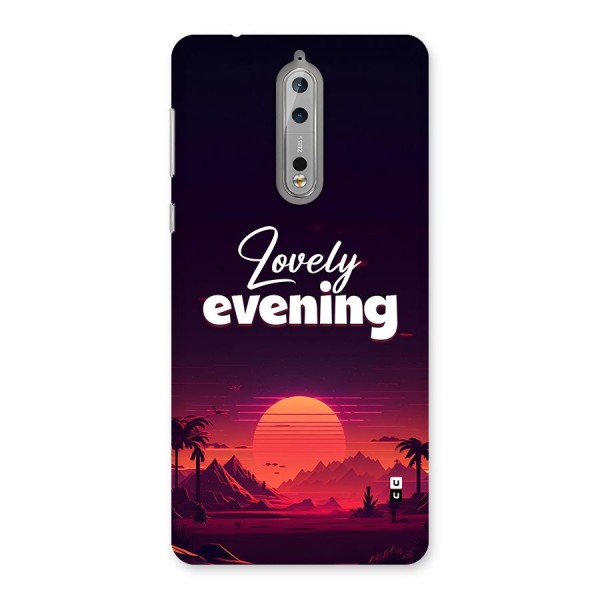 Lovely Evening Back Case for Nokia 8