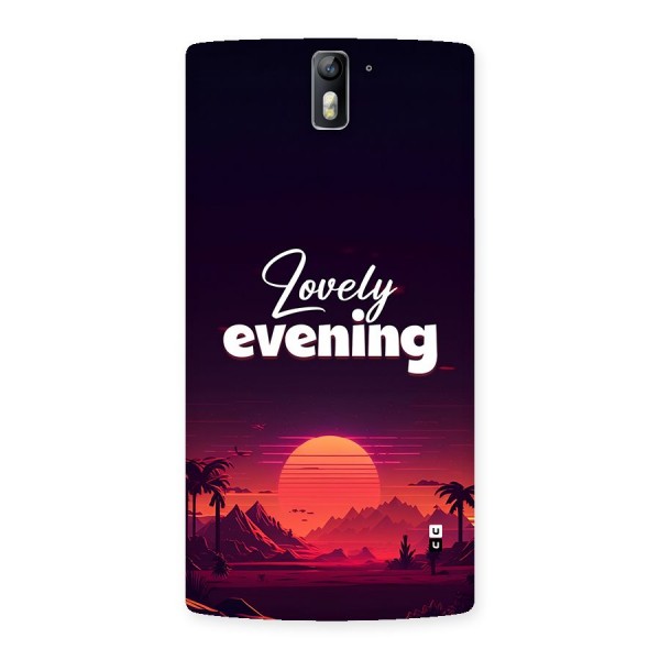 Lovely Evening Back Case for OnePlus One