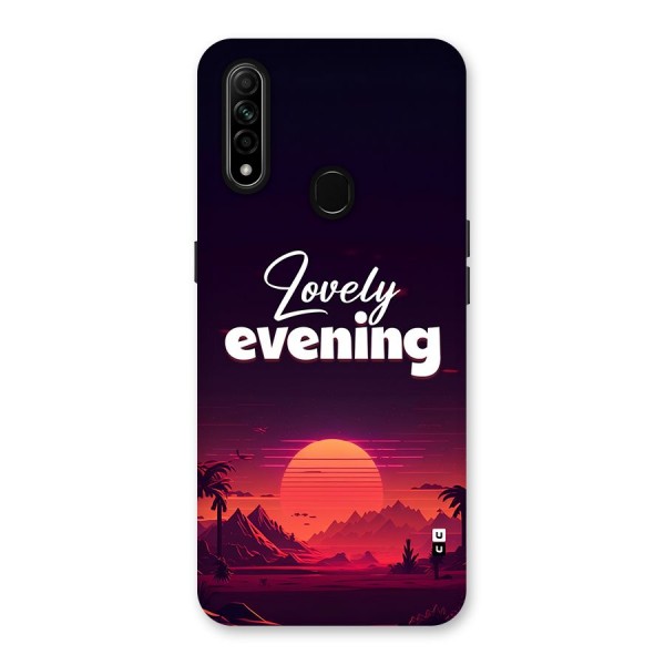 Lovely Evening Back Case for Oppo A31