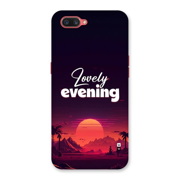 Lovely Evening Back Case for Oppo A3s