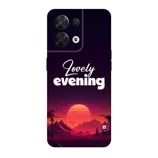 Lovely Evening Back Case for Oppo Reno8 5G