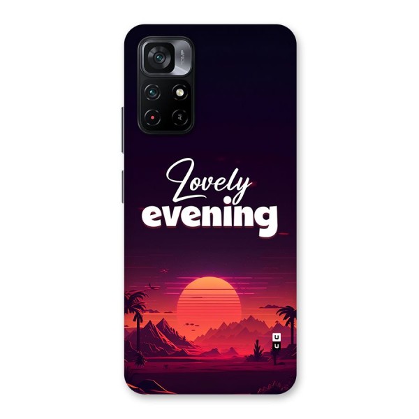 Lovely Evening Back Case for Poco M4 Pro 5G