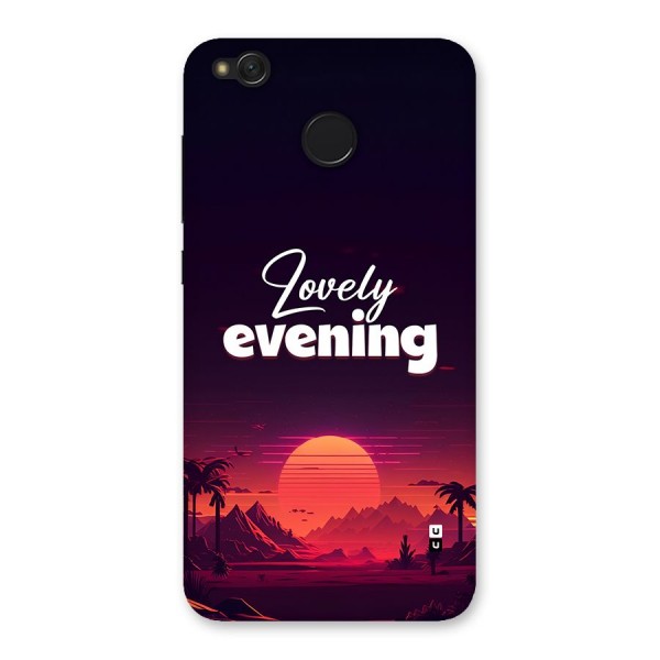 Lovely Evening Back Case for Redmi 4