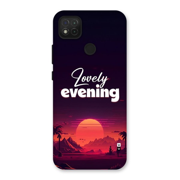 Lovely Evening Back Case for Redmi 9