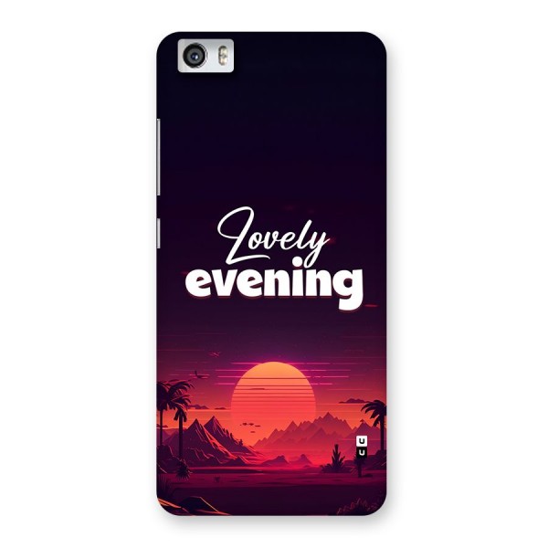 Lovely Evening Back Case for Redmi Mi 5