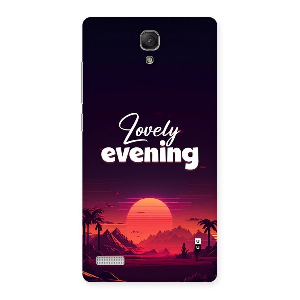 Lovely Evening Back Case for Redmi Note