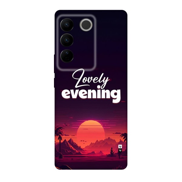 Lovely Evening Back Case for Vivo V27