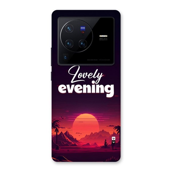 Lovely Evening Back Case for Vivo X80 Pro