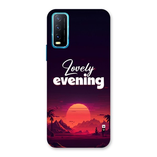 Lovely Evening Back Case for Vivo Y12s