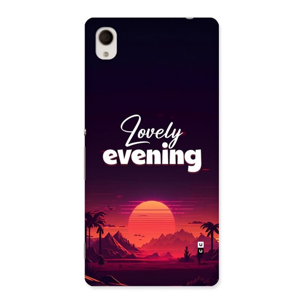 Lovely Evening Back Case for Xperia M4 Aqua