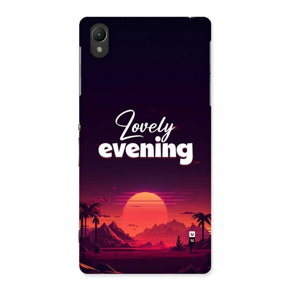 Lovely Evening Back Case for Xperia Z2