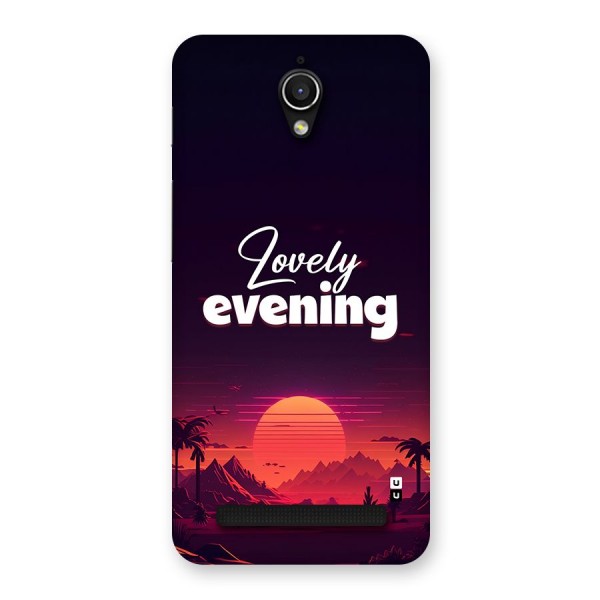 Lovely Evening Back Case for Zenfone Go