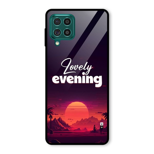 Lovely Evening Glass Back Case for Galaxy F62