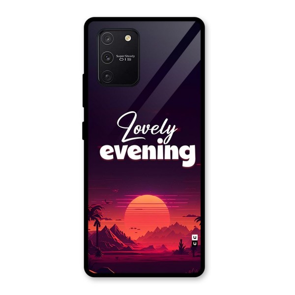 Lovely Evening Glass Back Case for Galaxy S10 Lite