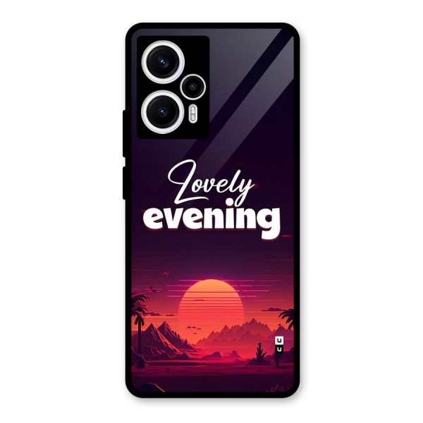 Lovely Evening Glass Back Case for Poco F5