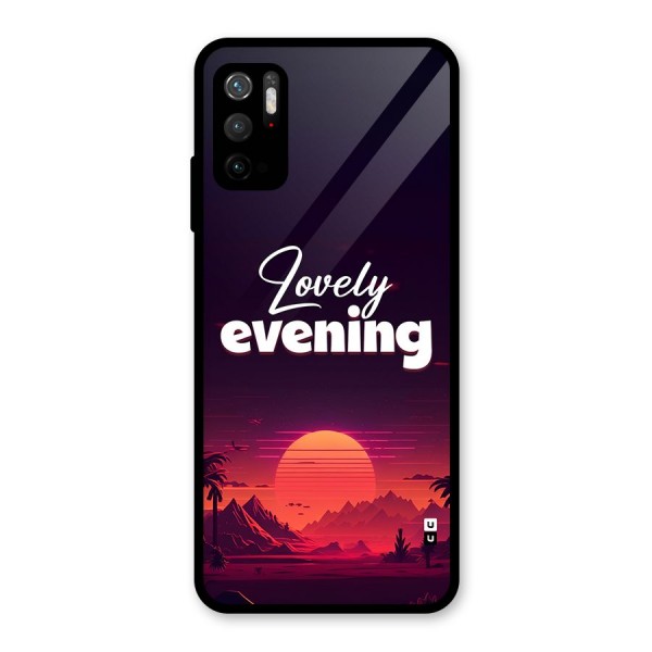 Lovely Evening Glass Back Case for Poco M3 Pro 5G