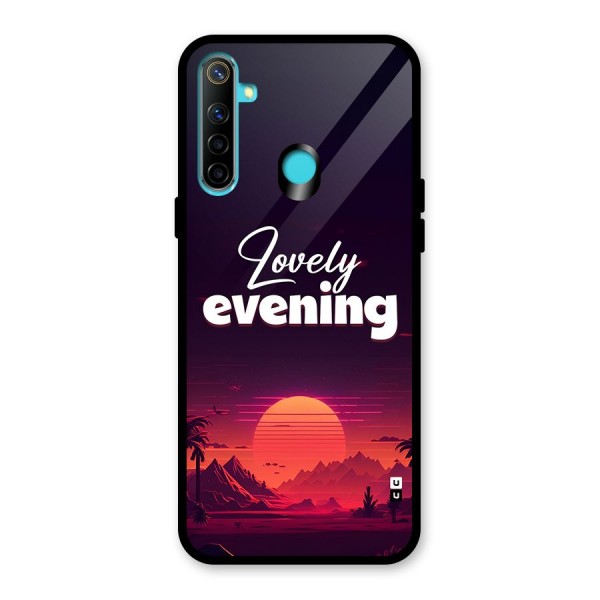 Lovely Evening Glass Back Case for Realme 5