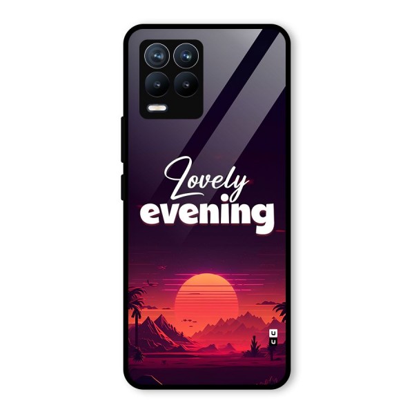 Lovely Evening Glass Back Case for Realme 8