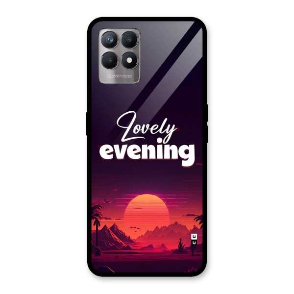 Lovely Evening Glass Back Case for Realme 8i