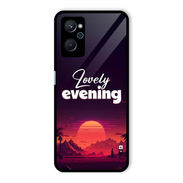 Lovely Evening Glass Back Case for Realme 9i