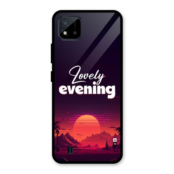 Lovely Evening Glass Back Case for Realme C11 2021