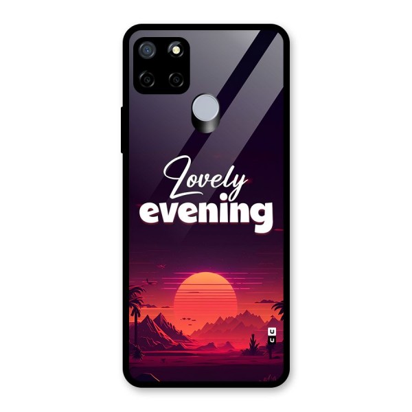 Lovely Evening Glass Back Case for Realme C15