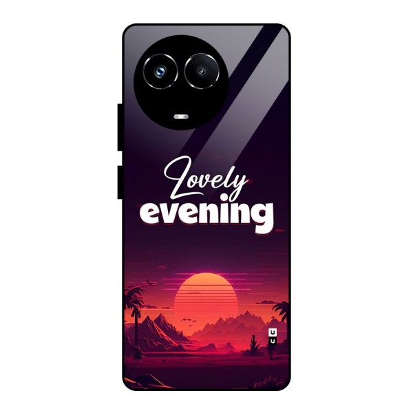 Lovely Evening Glass Back Case for Realme Narzo 60X