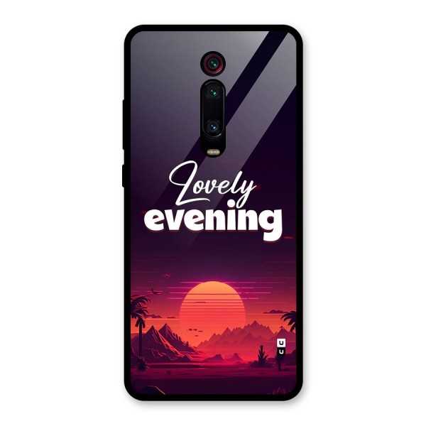 Lovely Evening Glass Back Case for Redmi K20