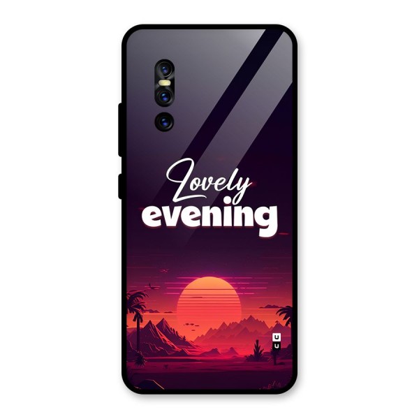 Lovely Evening Glass Back Case for Vivo V15 Pro