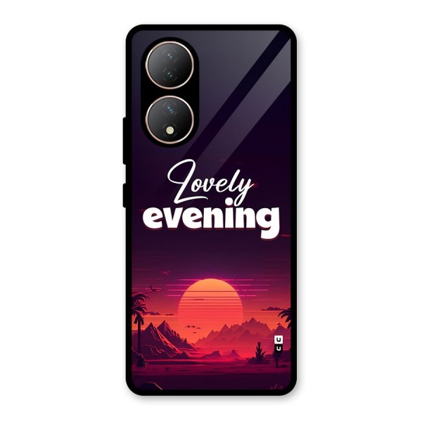 Lovely Evening Glass Back Case for Vivo Y100A