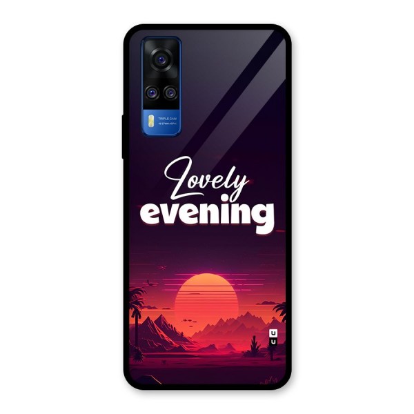 Lovely Evening Glass Back Case for Vivo Y51