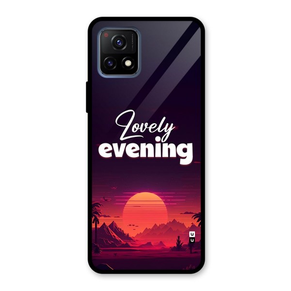 Lovely Evening Glass Back Case for Vivo Y72 5G