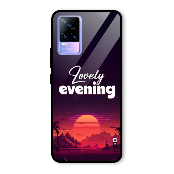 Lovely Evening Glass Back Case for Vivo Y73