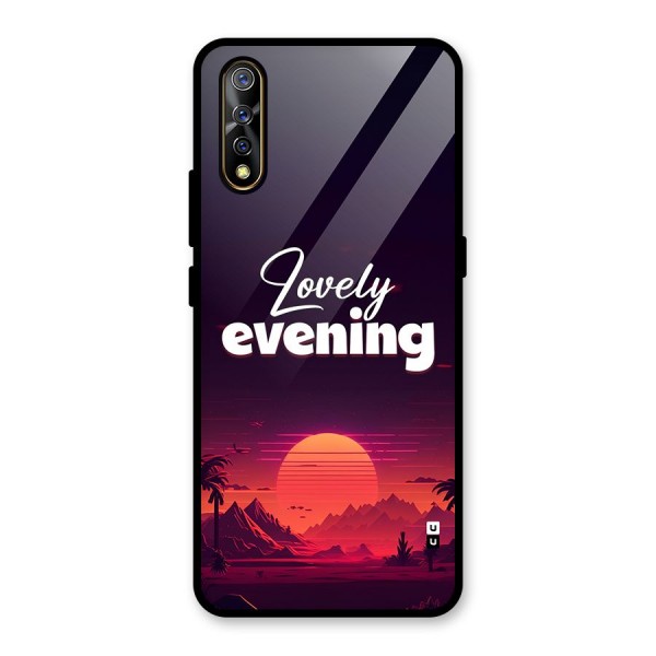 Lovely Evening Glass Back Case for Vivo Z1x