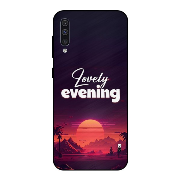 Lovely Evening Metal Back Case for Galaxy A50s