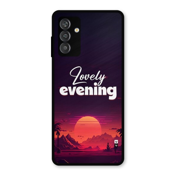 Lovely Evening Metal Back Case for Galaxy F13