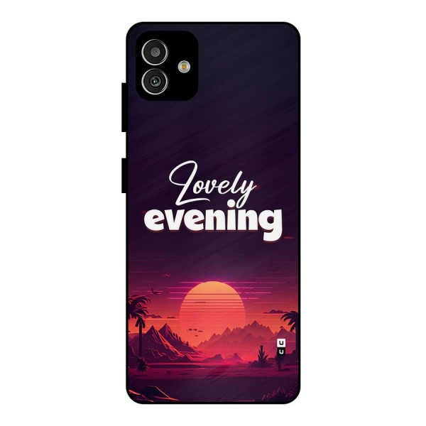 Lovely Evening Metal Back Case for Galaxy M13 5G