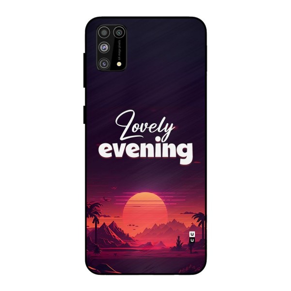 Lovely Evening Metal Back Case for Galaxy M31