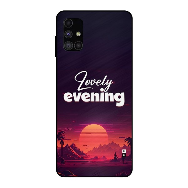 Lovely Evening Metal Back Case for Galaxy M51