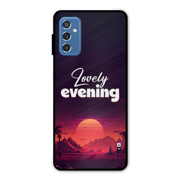 Lovely Evening Metal Back Case for Galaxy M52 5G